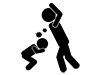 Child Abuse | Children | Parents-Pictograms | Free Illustrations