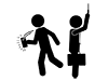 Pickpockets | Thieves | Wallets-Pictograms | Free Illustrations