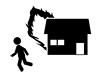 Arsonist | Pleasure Criminal | Fire-Pictogram | Free Illustration Material