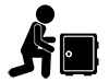 Safe Breaking | Stealing Money | Invading the Company-Pictogram | Free Illustrations