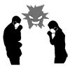 咳｜症状｜発熱｜人物 - ピクトグラム｜フリーイラスト素材